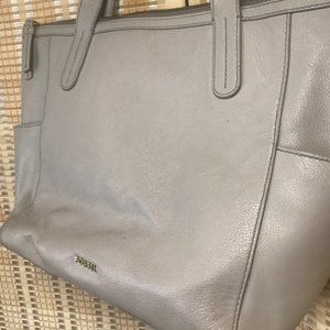Fossil Leather Tote